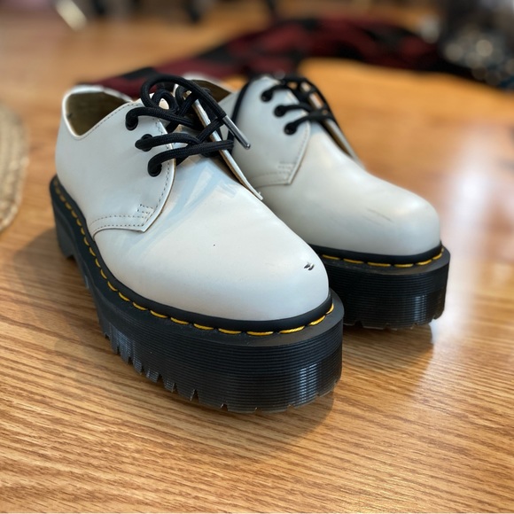 Dr marten 1461 quad platform women white - Picture 5 of 8